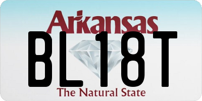AR license plate BL18T