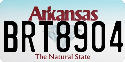 AR license plate BRT8904