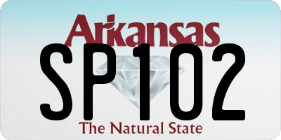 AR license plate SP102