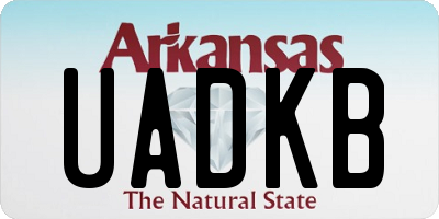 AR license plate UADKB