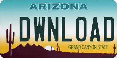 AZ license plate DWNLOAD