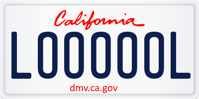 CA license plate LOOOOOL