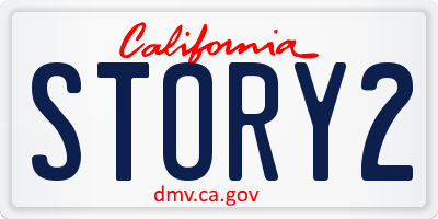 CA license plate STORY2