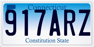 CT license plate 917ARZ