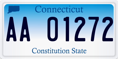 CT license plate AA01272