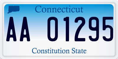 CT license plate AA01295