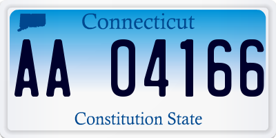 CT license plate AA04166