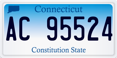 CT license plate AC95524