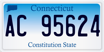 CT license plate AC95624