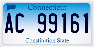 CT license plate AC99161