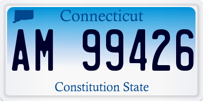 CT license plate AM99426