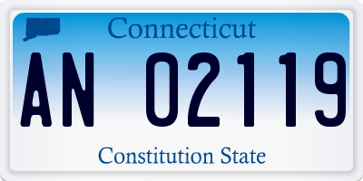 CT license plate AN02119