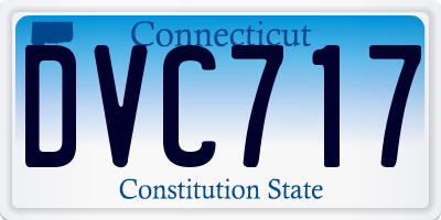 CT license plate DVC717