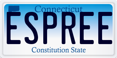CT license plate ESPREE