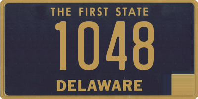 DE license plate 1048