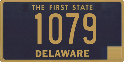 DE license plate 1079