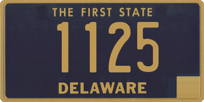 DE license plate 1125