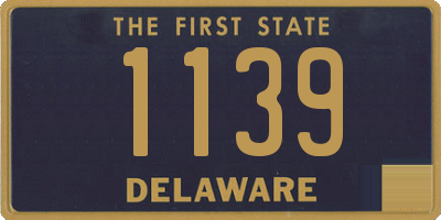 DE license plate 1139
