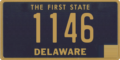 DE license plate 1146
