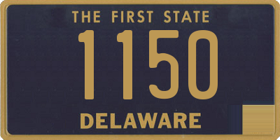 DE license plate 1150