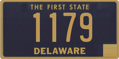DE license plate 1179