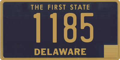 DE license plate 1185