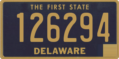 DE license plate 126294