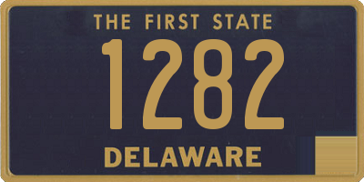 DE license plate 1282