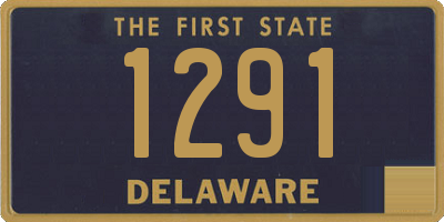 DE license plate 1291