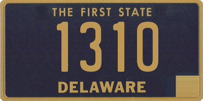 DE license plate 1310