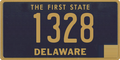 DE license plate 1328