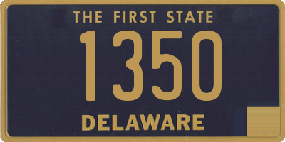 DE license plate 1350