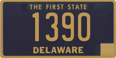 DE license plate 1390