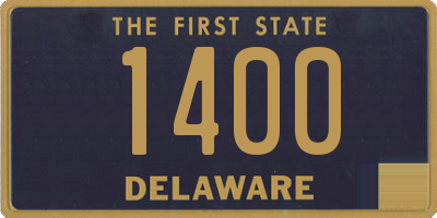 DE license plate 1400