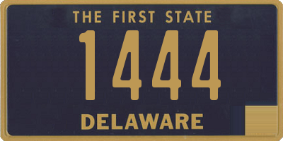 DE license plate 1444
