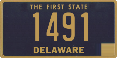 DE license plate 1491