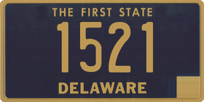 DE license plate 1521
