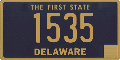 DE license plate 1535