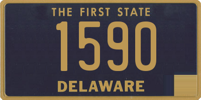 DE license plate 1590