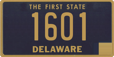 DE license plate 1601