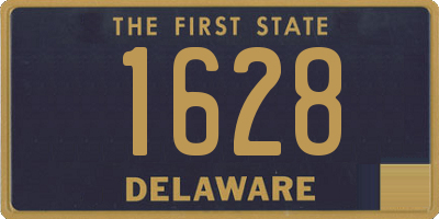 DE license plate 1628