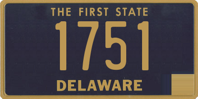 DE license plate 1751