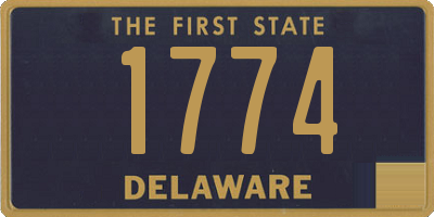 DE license plate 1774