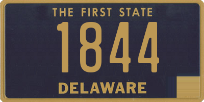 DE license plate 1844