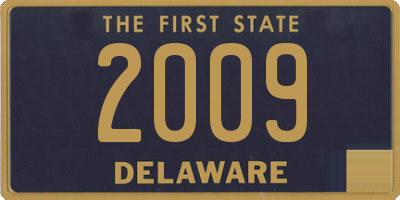 DE license plate 2009