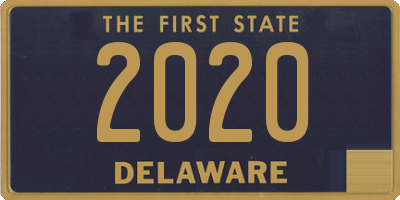 DE license plate 2020