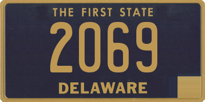 DE license plate 2069