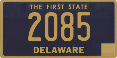 DE license plate 2085