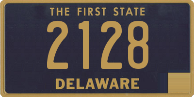 DE license plate 2128
