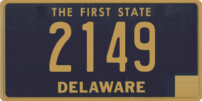 DE license plate 2149